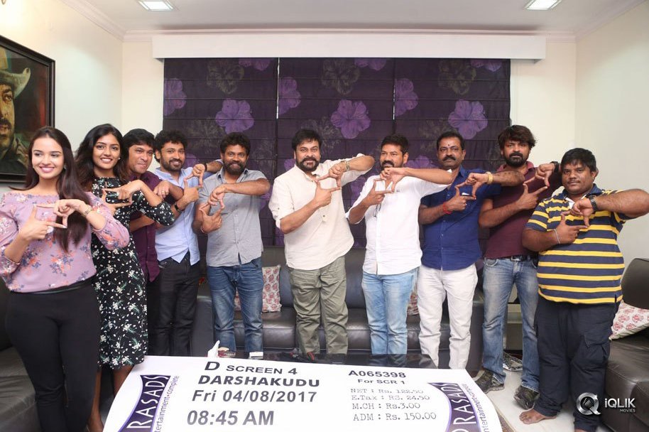 Chiranjeevi-Buys-Darshakudu-Movie-First-Ticket